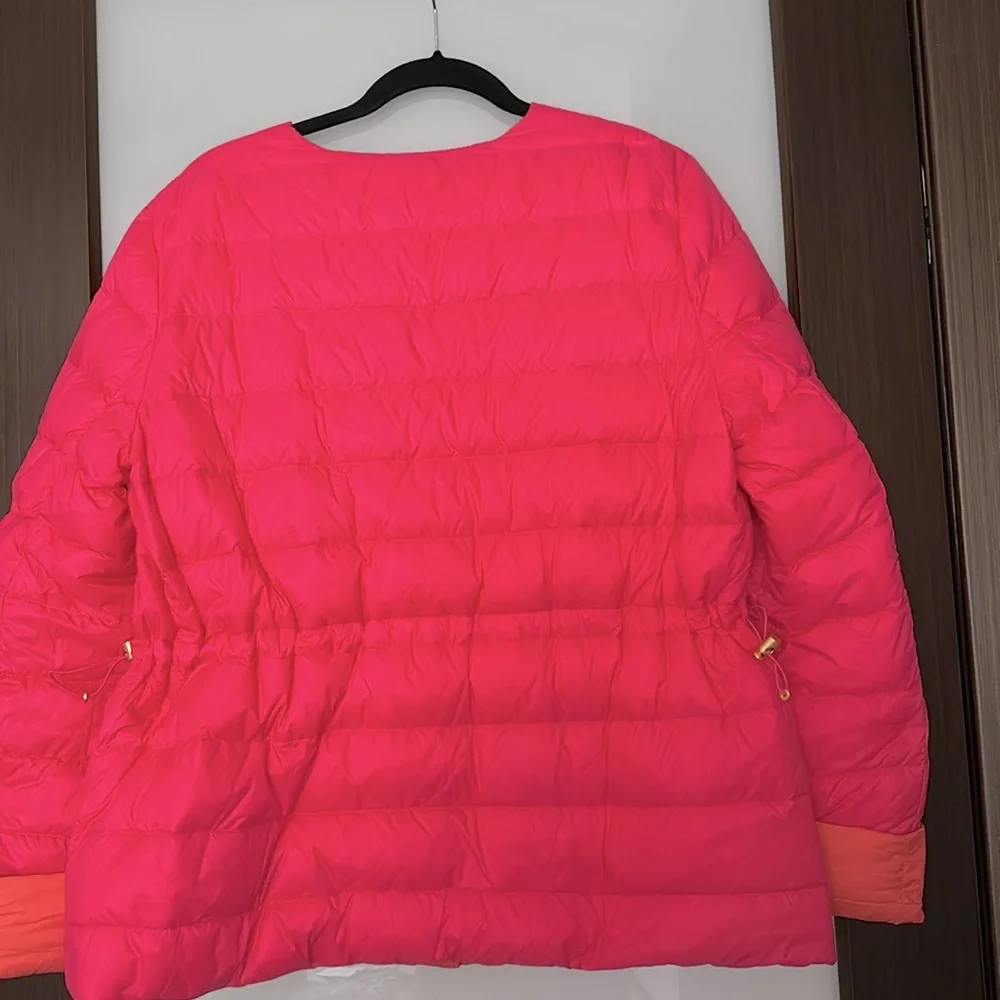 Escada reversible down jacket winter sun color size 46 - Picture 4 of 7